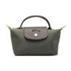 [34175919479] Túi Xách Longchamp Le Pliage Recycled Fabric Pouch With Handle Forest