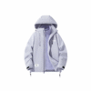 [P844MWF340-ST] Áo Khoác Jeep Dù Nỉ 2 Lớp Màu Lavender