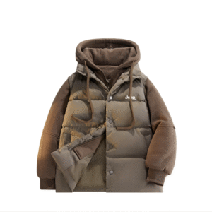 [P85JMWM610-XL8] Áo Phao Jeep Hooded Puffer Jacket Soft Brown
