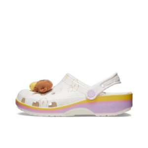 [209480-100] Giày Clog Unisex Crocs Classic Line Friends – White