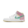 [DD1666-100] Giày Nike Air Jordan 1 Mid SE GS ‘Paint Drip’