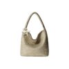 [ECOD24-B007X] ECODAY TOTE LARGE BAG CHAMPANGE
