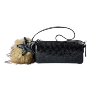 [ ECOD25-B039] Ecoday Cylindrical Bag Black
