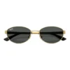 [RB3774D 001] Ray-Ban Sunglasses in Polished Arista Gold and Dark Grey