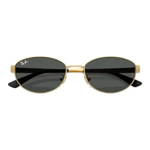 [RB3774D 001] Ray-Ban Sunglasses in Polished Arista Gold and Dark Grey