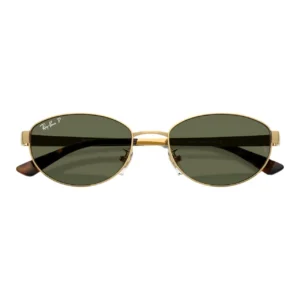 [0RB3774D] RayBan Sunglasses in Polished Arista Gold and Dark Green Polarized