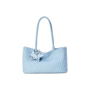 [ECOD25-B022X] Ecoday Horizontal Woven Bag Blue