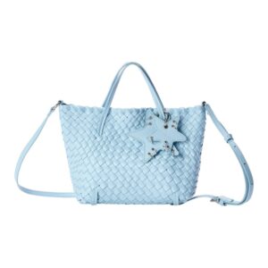[ECOD25-B043] Small Horizontal Woven Bag Baby Blue