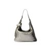 [ECOD25-B040X] Ecoday Glossy Woven SilverTote Bag
