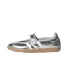 [KK2502] Giày adidas Samba Jane Silver Metallic Off White