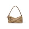 [ECOD26-B097] ECODAY Woven Hobo Shoulder Bag Caramel