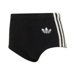 [LD8935] ADIDAS ORIGINALS BY JENNIE KNITTED SHORT SHORTS BLACK